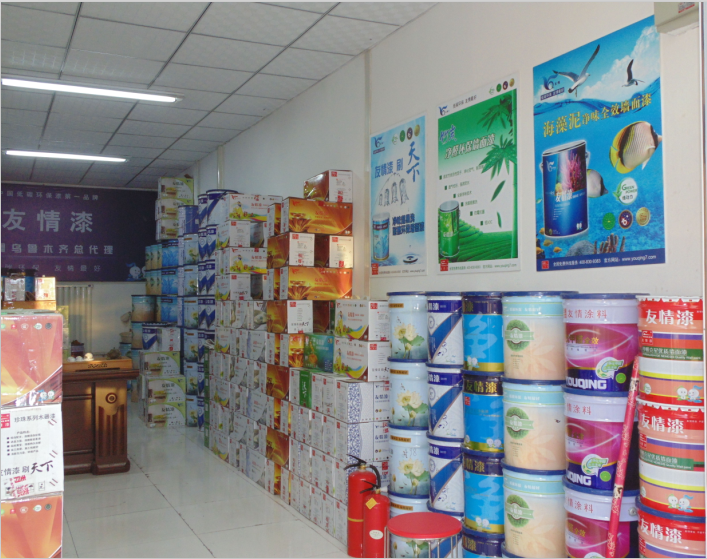 冒高溫戰(zhàn)酷暑，友情漆代理確保工程按時(shí)完工