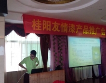友情漆在桂陽成功舉辦產品推介會 友情漆在桂陽成功舉辦產品推介會